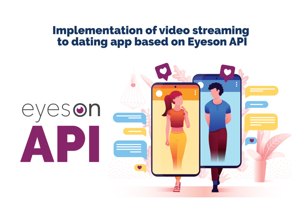 Implementation of video streaming to dating app based on Eyeson API