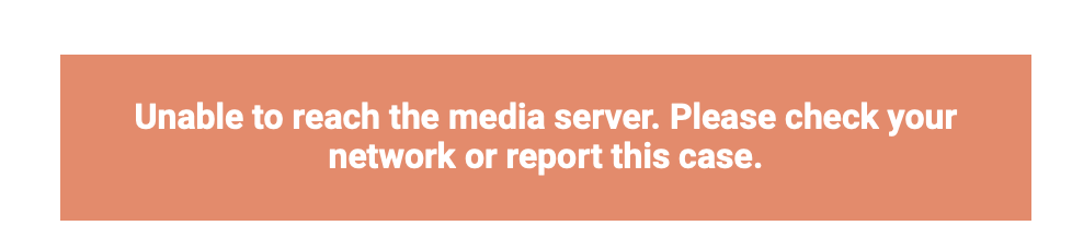 Media server issue