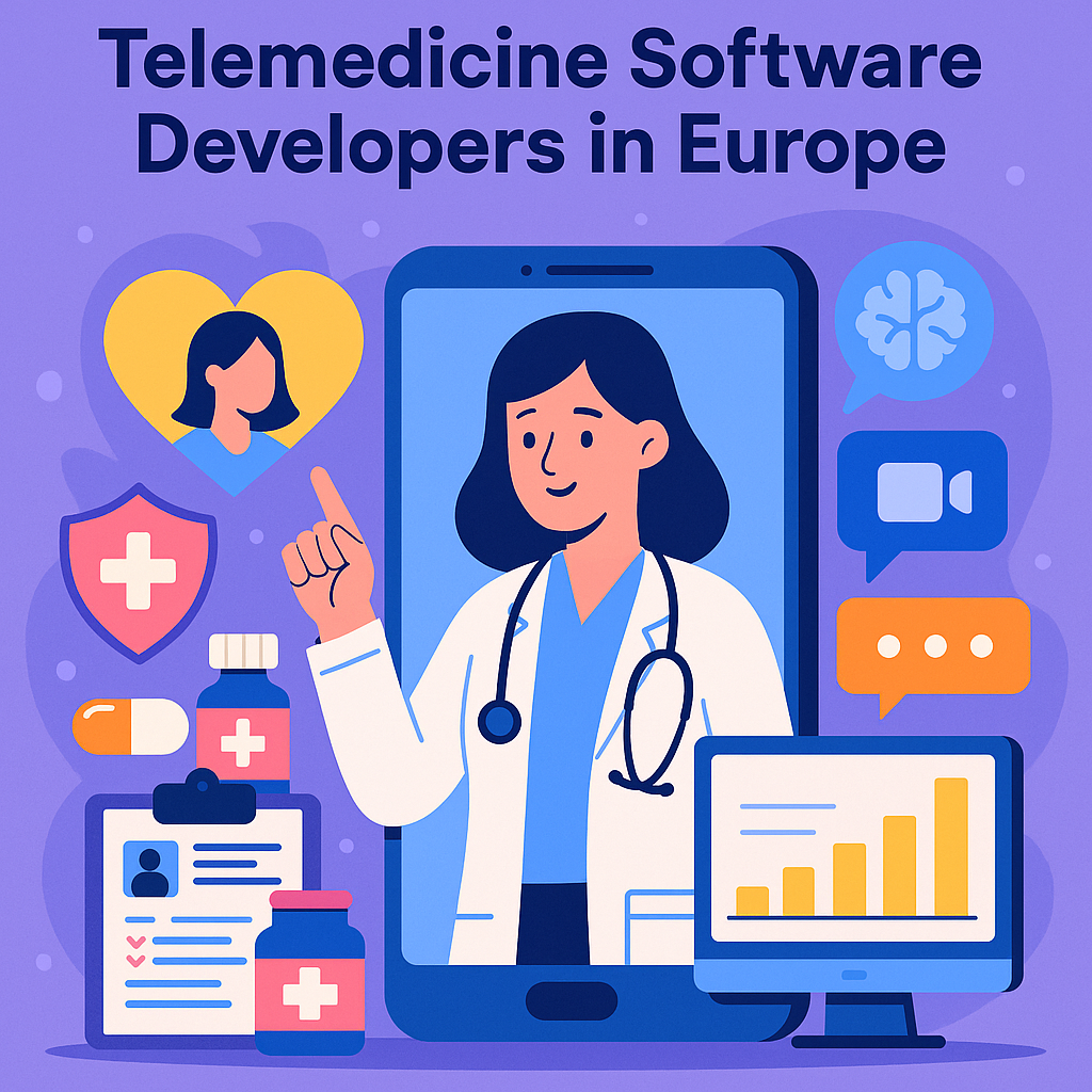 Top Telemedicine Software Development Companies in Europe