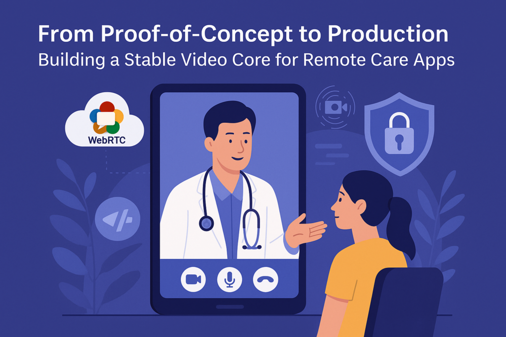 From Proof-of-Concept to Production: Building a Stable Video Core for Remote Care Apps