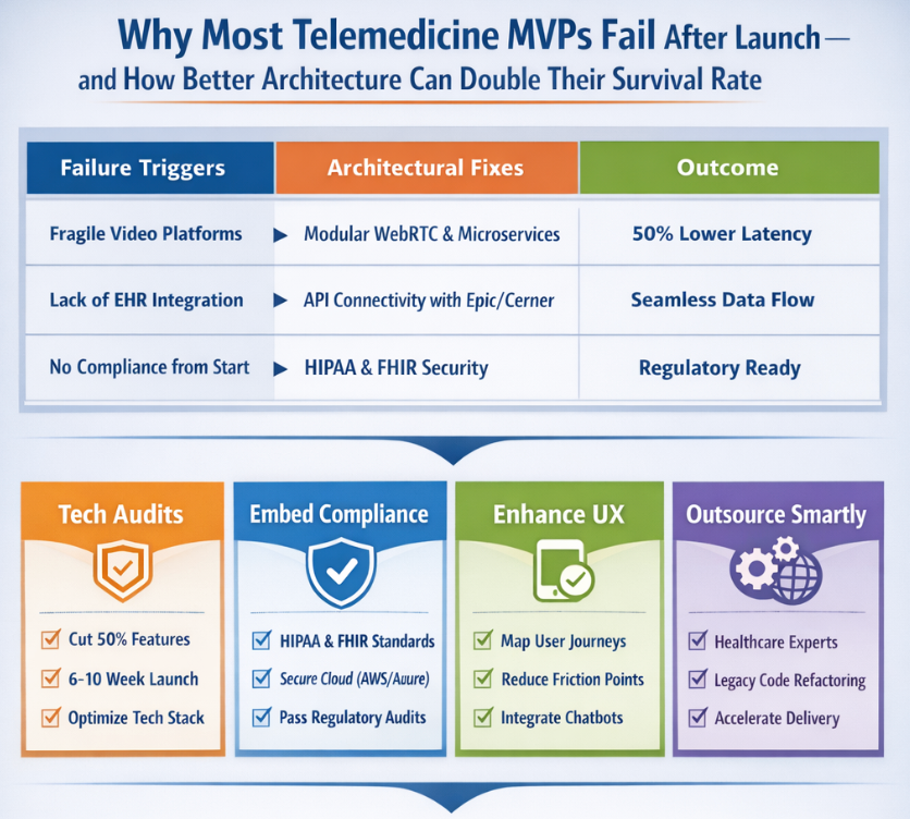 Why Telemedicine MVPs Fail — And How to Fix It