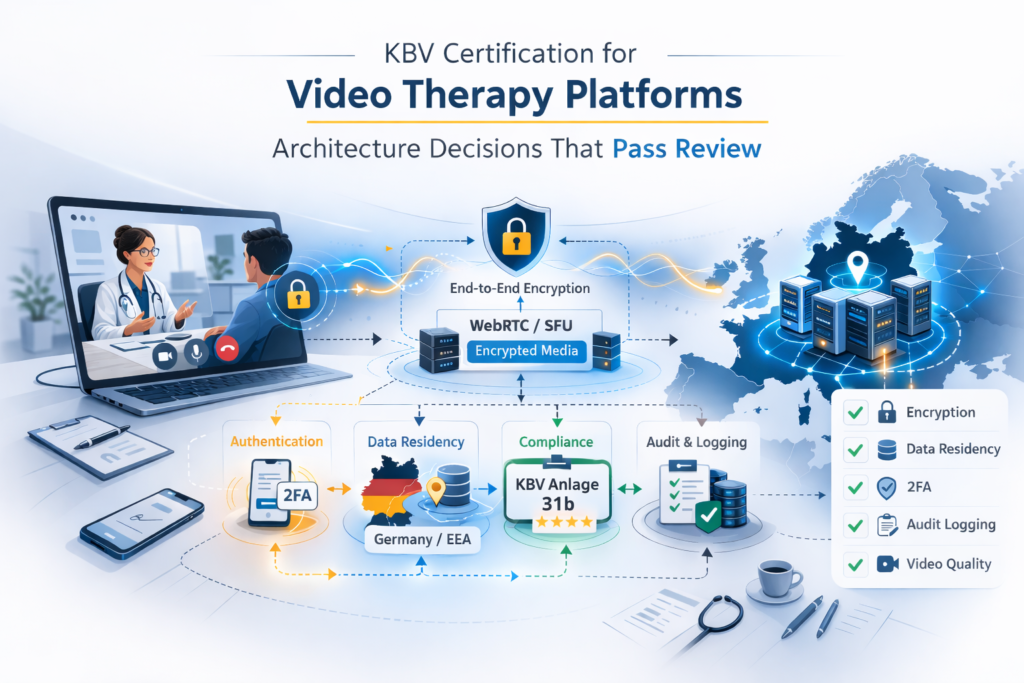 How to Meet KBV Certification Requirements for Video Consultations