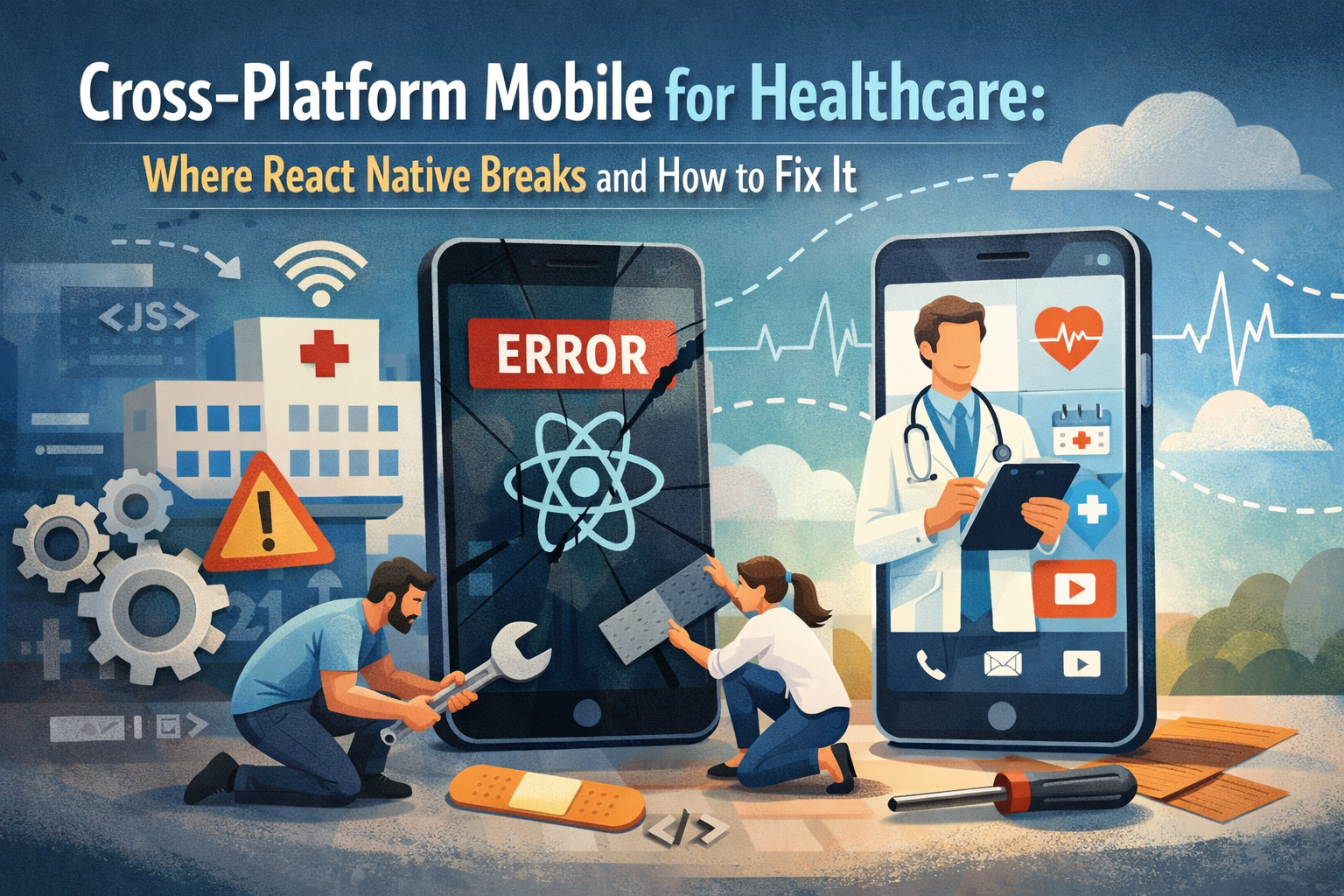 Cross-Platform Mobile for Healthcare: Where React Native Breaks and How to Fix It