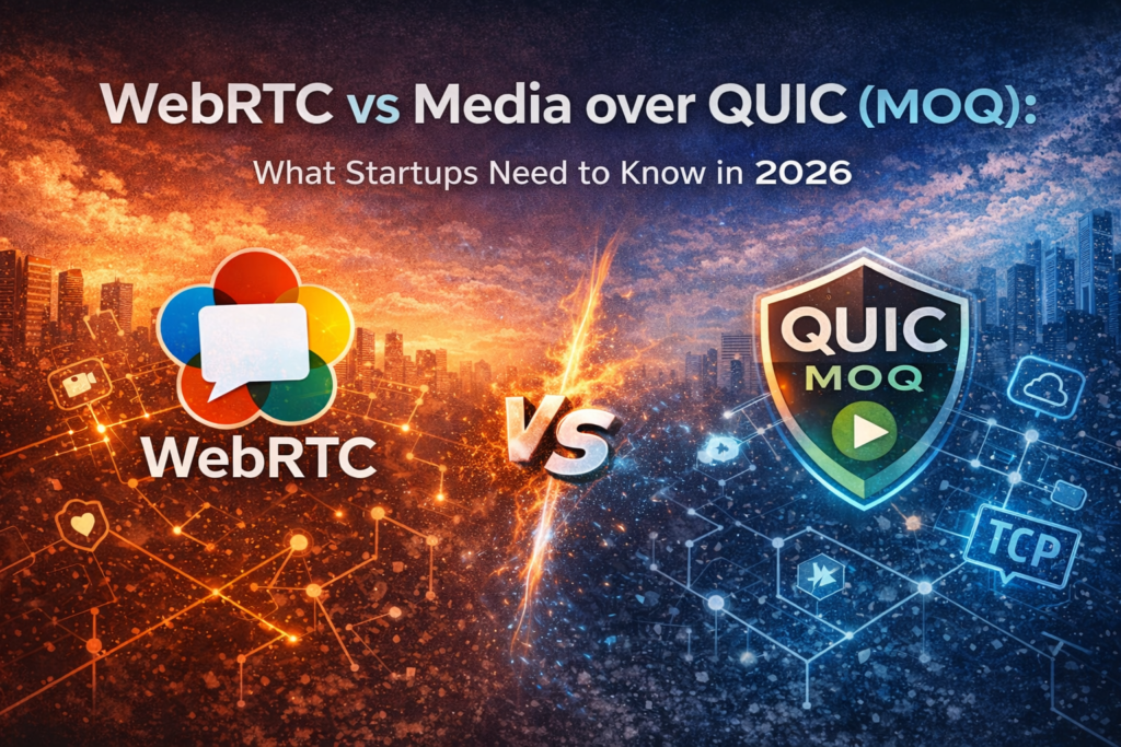 WebRTC vs Media over QUIC (MOQ): What Startups Need to Know in 2026