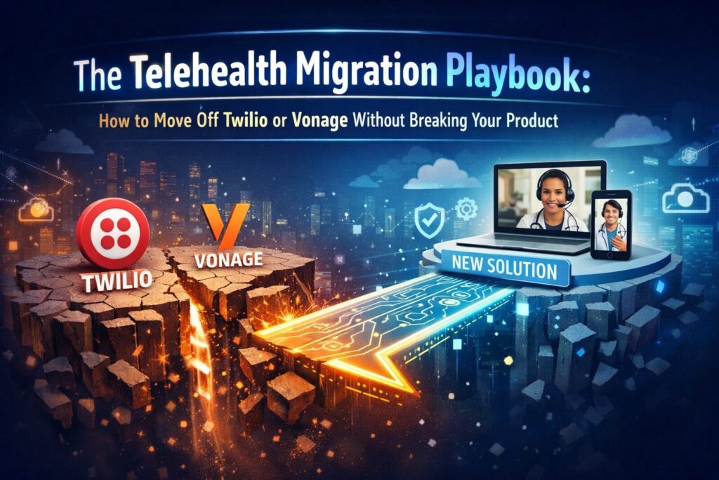 The Telehealth Migration Playbook: How to Move Off Twilio or Vonage Without Breaking Your Product