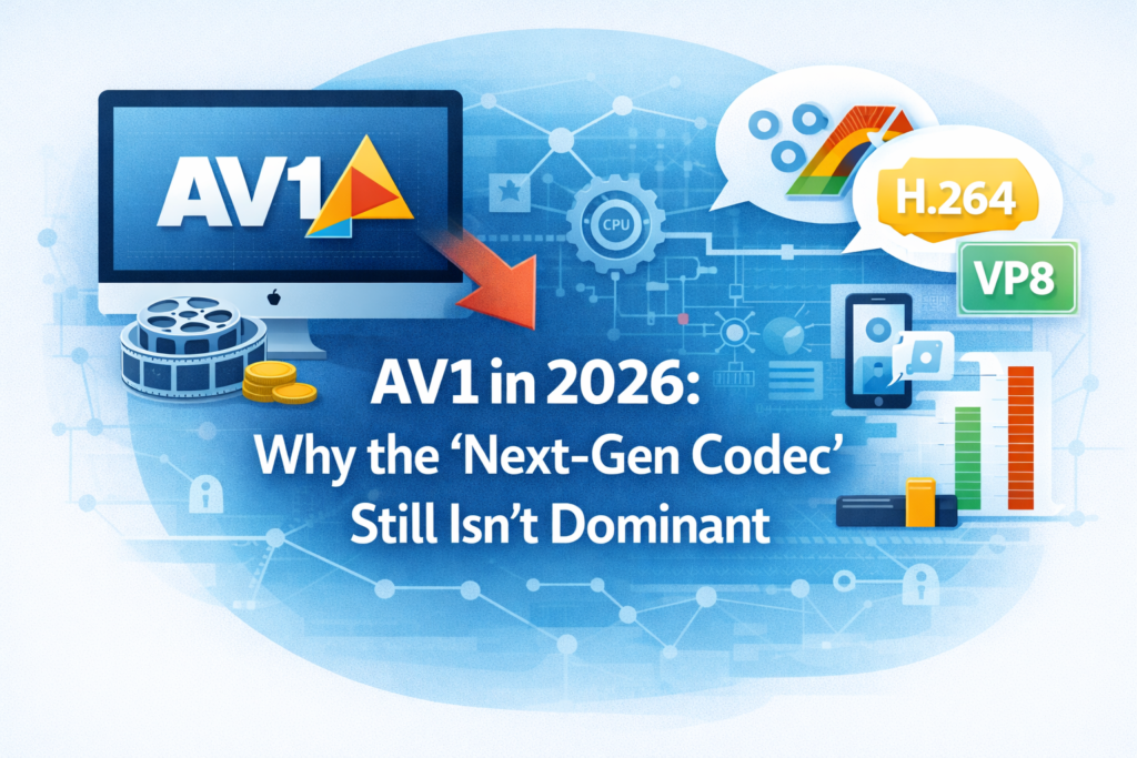 AV1 in 2026: Why the ‘Next-Gen Codec’ Still Isn’t Dominant