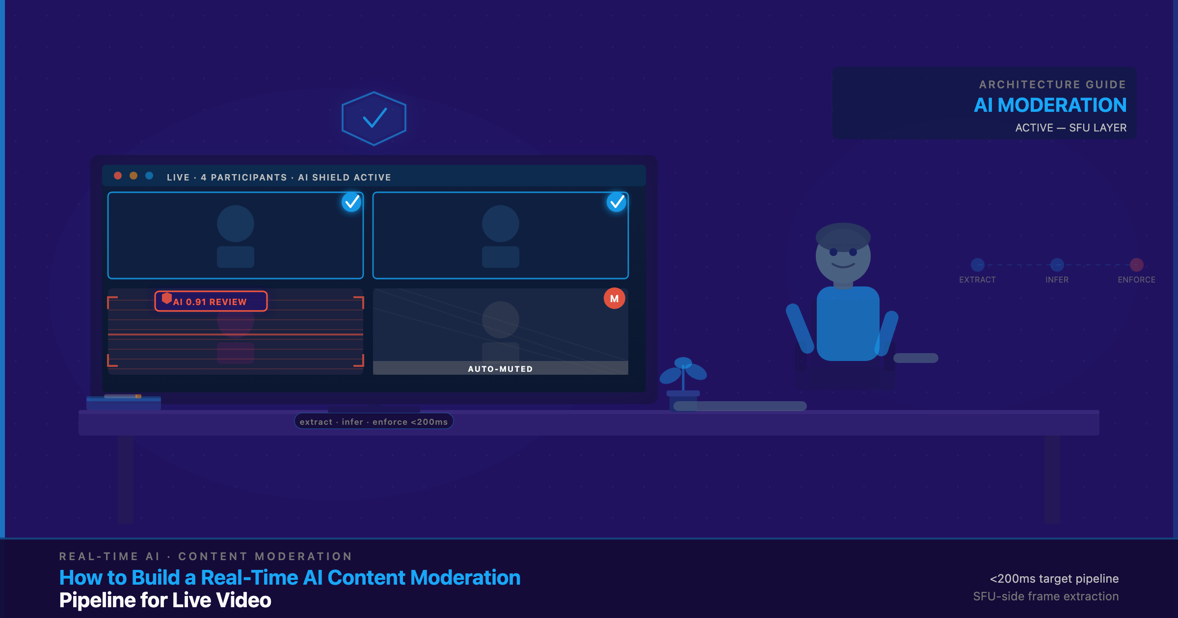 How to Build a Real-Time AI Content Moderation Pipeline for Live Video