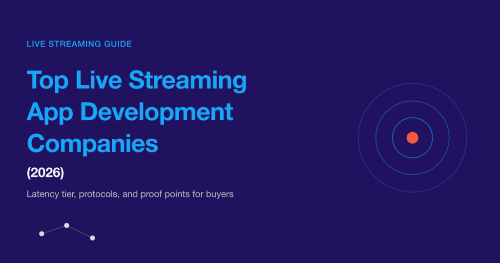 Top Live Streaming App Development Companies (2026)