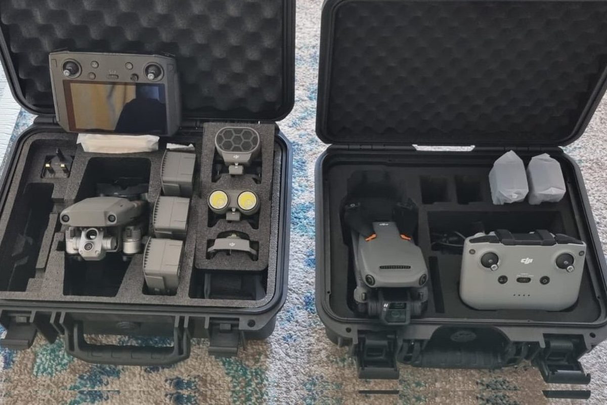 Reconnaissance drones ready for deployment